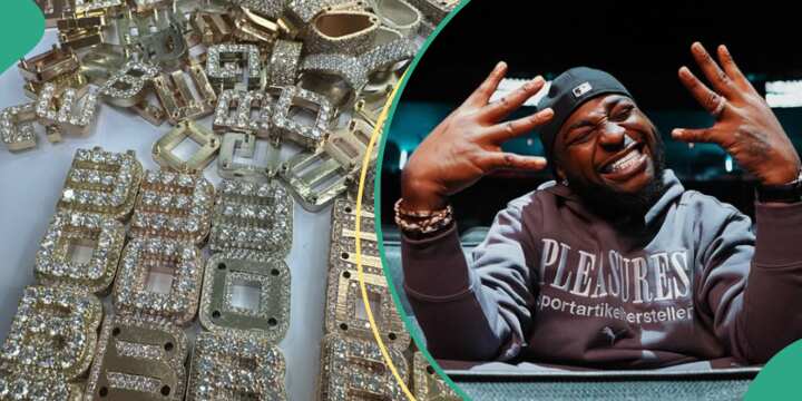 Davido Splurges Millions on a Customised Diamond Chain for His 30BG Crew Members